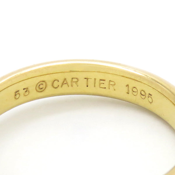 カルティエ Cartier モノストーン ダイヤ イエローゴールドXピンクゴールドXホワイトゴールド K18PG K18YG K18WG ダイヤモンド #53(JP13) リング 指輪 スリーカラー 1Pダイヤ 750 18K 18金 12.5号