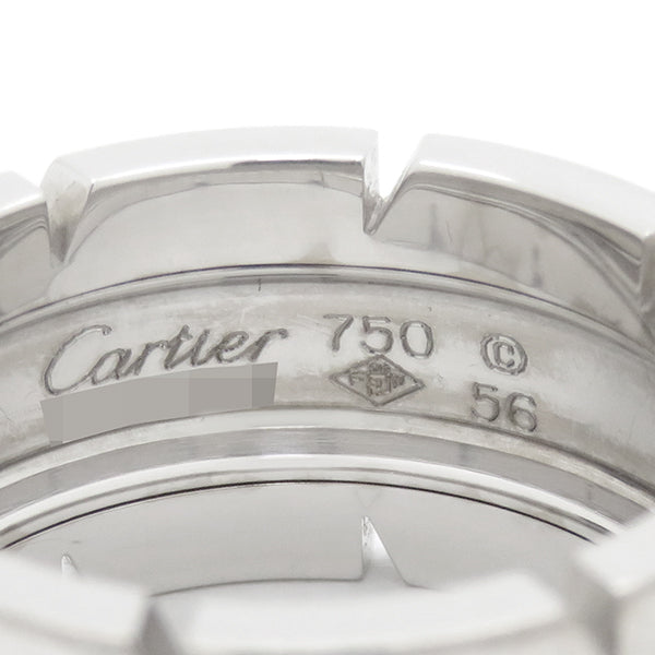 カルティエ Cartier タンクフランセーズ ラージ LM ホワイトゴールド K18WG #56(JP16) リング 指輪 750WG  15.5号