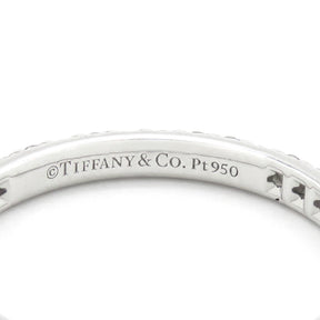 ティファニー Tiffany & Co フル エタニティ プラチナシルバー Pt950 ダイヤモンド リング 指輪 7号