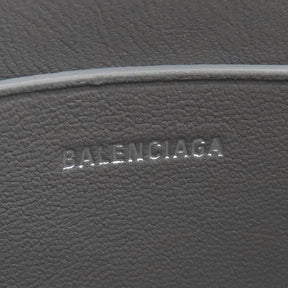 バレンシアガ BALENCIAGA エンベロープ コインパース 771310 グレー レザー コインケース シルバー金具 カードケース 小銭入れ