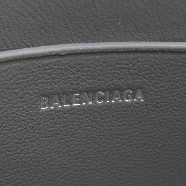 バレンシアガ BALENCIAGA エンベロープ コインパース 771310 グレー レザー コインケース シルバー金具 カードケース 小銭入れ