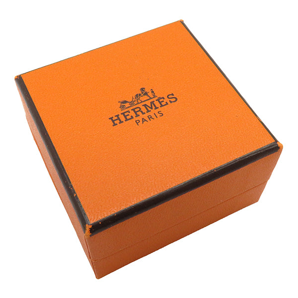 エルメス HERMES ポップアッシュ H ピンクXシルバー メタル エナメル ピアス H型