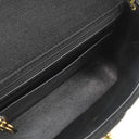 シャネル CHANEL ミニマトラッセ 17 チェーンショルダーバッグ ブラック コットン ショルダーバッグ ゴールド金具 黒 ココマーク