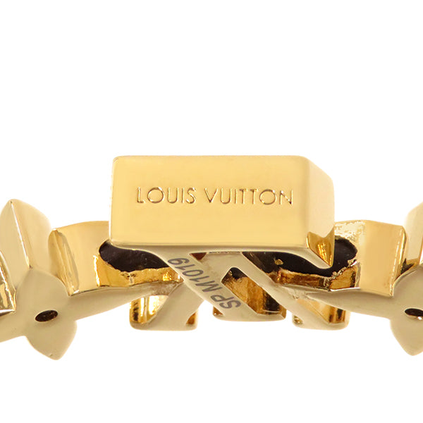 ルイヴィトン LOUIS VUITTON LV クルー M1019Z ブラウンXゴールド モノグラムキャンバス GP ブレスレット ゴールド金具 ブラック金具 アクセサリー モノグラムフラワー モチーフ