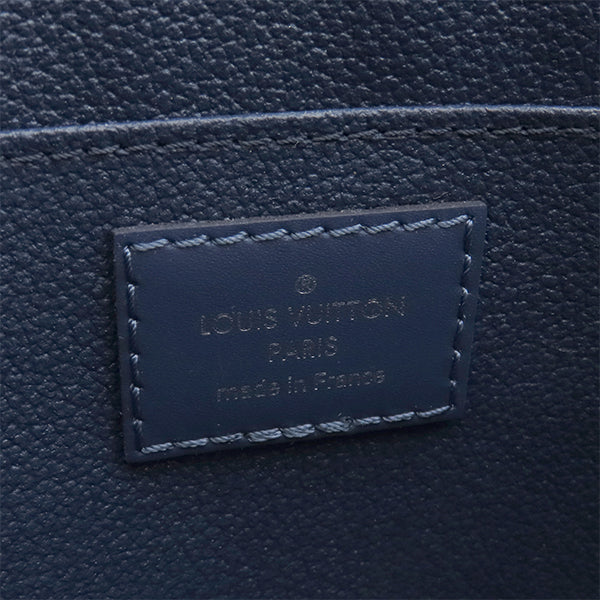 ルイヴィトン LOUIS VUITTON ポッシュ トワレ 26 M41367 アンディゴブルー エピレザー セカンドバッグ シルバー金具 クラッチバッグ 紺