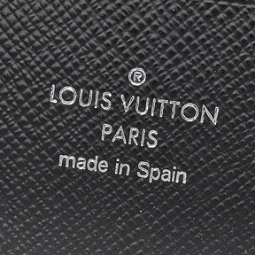 ルイヴィトン LOUIS VUITTON ポルトフォイユ クレマンス M60915 ノワール エピレザー 長財布 シルバー金具 黒 ラウンドファスナー