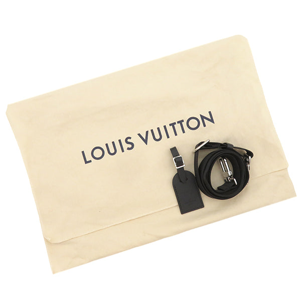 ルイヴィトン LOUIS VUITTON シリウス メッセンジャー N45286 ダミエアンフィニ ダミエアンフィニレザー ショルダーバッグ シルバー金具 黒 斜め掛け 肩掛け