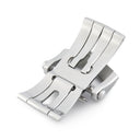 ゼニス ZENITH シルバー ステンレススチール 腕時計パーツ 新品同様 純正 18mm幅対応 Dバックル パーツ フォールディング 替え 予備 ステンレス シルバー 銀