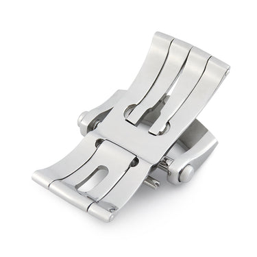 ゼニス ZENITH シルバー ステンレススチール 腕時計パーツ 新品同様 純正 18mm幅対応 Dバックル パーツ フォールディング 替え 予備 ステンレス シルバー 銀