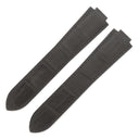 カルティエ Cartier バロンブルー用 クロコバンド ブラック クロコダイル 腕時計パーツ 純正 替え クロコ Dバックル用 ベルト ストラップ 22ｍｍ 黒