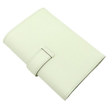 エルメス HERMES ベアン コンビネ ヴェールフィズ ヴォーエプソン 三つ折り財布 シルバー金具 新品 未使用 薄緑