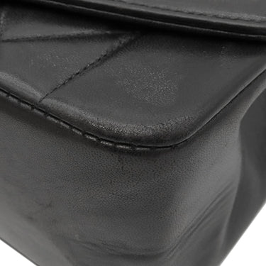 シャネル CHANEL ダイアナ 22 ブラック ラムスキン ショルダーバッグ ゴールド金具 黒 チェーンショルダー 肩掛け ヴィンテージ