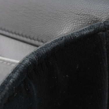 シャネル CHANEL ボーイシャネル  A67085 ブラック ベロア レザー ショルダーバッグ シルバー金具 黒 ミニ チェーンショルダー