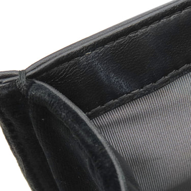 シャネル CHANEL ボーイシャネル  A67085 ブラック ベロア レザー ショルダーバッグ シルバー金具 黒 ミニ チェーンショルダー