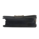 シャネル CHANEL ボーイシャネル  A67085 ブラック ベロア レザー ショルダーバッグ シルバー金具 黒 ミニ チェーンショルダー