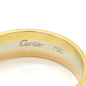 カルティエ Cartier 2C  イエローゴールドXピンクゴールドXホワイトゴールド K18PG K18YG K18WG ダイヤモンド #54(JP14) リング 指輪 スリーカラー 750 18K 18金 14.5号