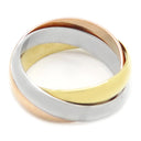 カルティエ Cartier トリニティ クラシック ホワイトゴールドXイエローゴールドXピンクゴールド K18WG K18YG K18PG #49(JP9) リング 指輪 3連 3カラー 9号