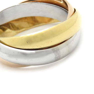 カルティエ Cartier トリニティ クラシック ホワイトゴールドXイエローゴールドXピンクゴールド K18WG K18YG K18PG #49(JP9) リング 指輪 3連 3カラー 9号