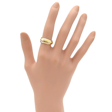 カルティエ Cartier トリニティ クラシック ホワイトゴールドXイエローゴールドXピンクゴールド K18WG K18YG K18PG #49(JP9) リング 指輪 3連 3カラー 9号