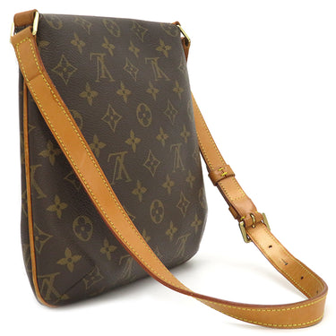 ルイヴィトン LOUIS VUITTON ミュゼット サルサ M51258 モノグラム モノグラムキャンバス ショルダーバッグ ゴールド金具 茶