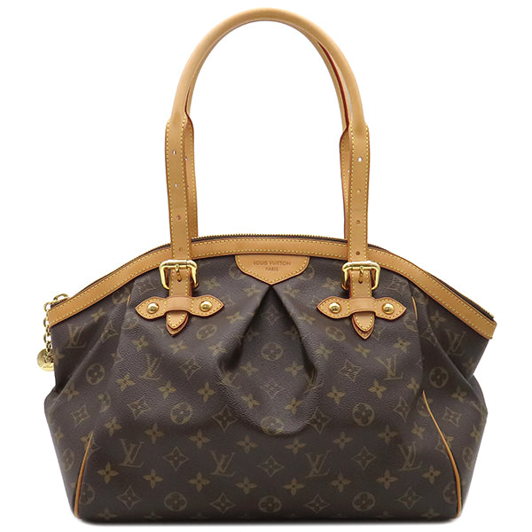 ルイヴィトン LOUIS VUITTON ティヴォリ GM M40144 モノグラム モノグラムキャンバス ハンドバッグ ゴールド金具 茶 肩掛け