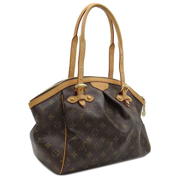 ルイヴィトン LOUIS VUITTON ティヴォリ GM M40144 モノグラム モノグラムキャンバス ハンドバッグ ゴールド金具 茶 肩掛け