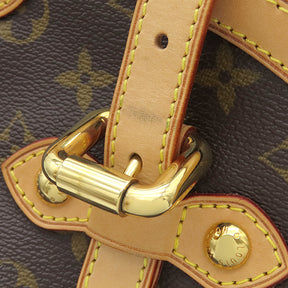 ルイヴィトン LOUIS VUITTON ティヴォリ GM M40144 モノグラム モノグラムキャンバス ハンドバッグ ゴールド金具 茶 肩掛け