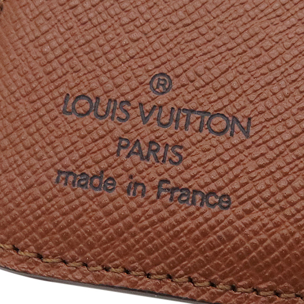 ルイヴィトン LOUIS VUITTON コンパクトジップ M61667 モノグラム モノグラムキャンバス 二つ折り財布 ゴールド金具 茶