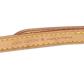 ルイヴィトン LOUIS VUITTON ヌメ革 117cm ブラウン ヌメ革 ショルダーストラップ ゴールド金具 レザー