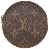 ルイヴィトン LOUIS VUITTON ポルトモネ ロン M61926 モノグラム モノグラムキャンバス コインケース ゴールド金具 茶 小銭入れ 小物入れ