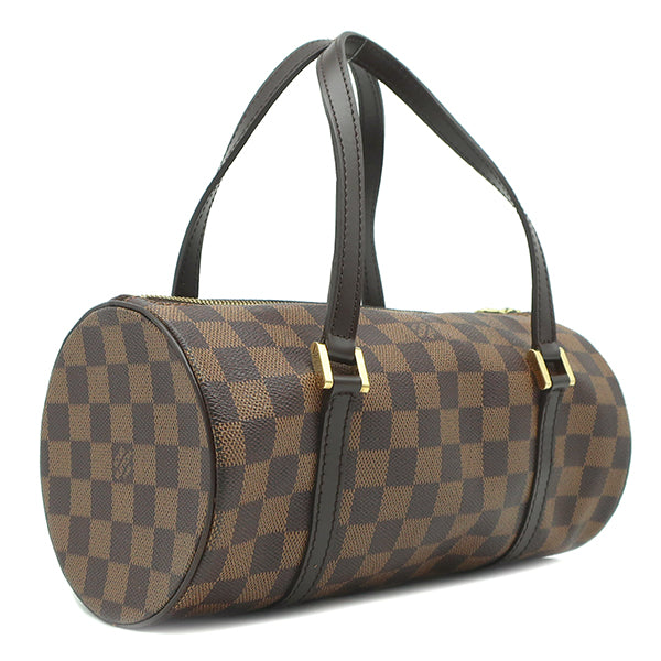 ルイヴィトン LOUIS VUITTON パピヨン 26 N51304 ダミエエベヌ ダミエキャンバス ハンドバッグ ゴールド金具 茶 PM