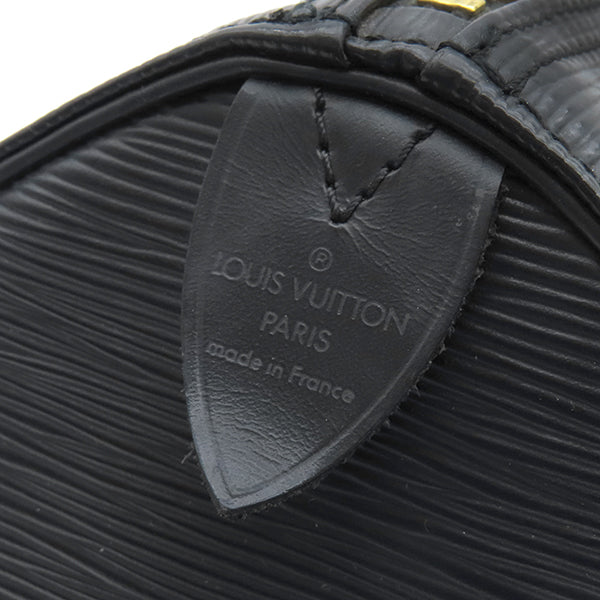 ルイヴィトン LOUIS VUITTON スピーディ 30 M43002 ノワール エピレザー ハンドバッグ ゴールド金具 黒 ボストン 鍵/パドロック欠品