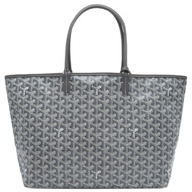 ゴヤール GOYARD サンルイ PM グレー ゴヤールディンキャンバス シュヴロッシュカーフスキン トートバッグ シルバー金具 SAC SAINT LOUIS PM リバーシブル ヘリンボーン 新品 未使用