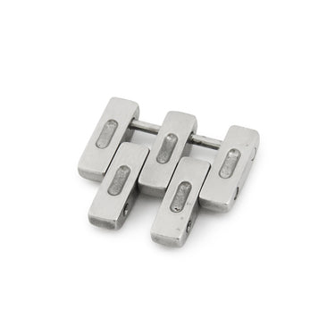 カルティエ Cartier パンテール MM用 コマ シルバー ステンレススチール 腕時計パーツ 純正 1コマ SS製 コマ 5連 バネ棒 ベルト ブレス バンド 替え 15mm シルバー