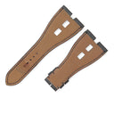 ロジェデュブイ ROGER DUBUIS トゥーマッチ用 クロコバンド ブラック クロコダイル 腕時計パーツ 純正 替え ベルト ストラップ 33mm ブラック 黒