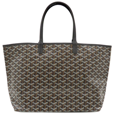 ゴヤール GOYARD サンルイPM STLOUIPMLTY01CL01P ブラック ゴヤールディンキャンバス シュヴロッシュカーフスキン トートバッグ シルバー金具 SAC SAINT LOUIS PM ヘリンボーン 黒 リバーシブル 新品 未使用