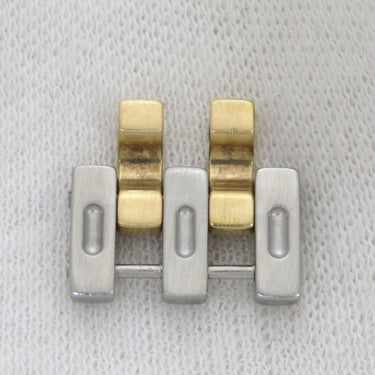 カルティエ Cartier パンテール MM用 コマ ゴールド×シルバー ステンレススチール K18YG 腕時計パーツ 純正 K18YG×SS コンビ 1コマ パーツ 旧型 15ｍｍ 5連