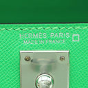 エルメス HERMES ミニケリードゥ タッチ ヴェールコミック×ヴェールドー アリゲーター ヴォーマダム 2WAYバッグ シルバー金具 緑 クロコ