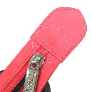 シャネル CHANEL カンボンライン A25167 ブラック×ホワイト レザー トートバッグ シルバー金具 黒 ピンク キルティング ココマーク