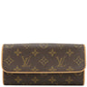 ルイヴィトン LOUIS VUITTON ポシェットツイン PM M51854 モノグラム モノグラムキャンバス 2WAYバッグ ゴールド金具 茶 ショルダー ウエストバッグ