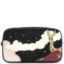 ルイヴィトン LOUIS VUITTON ポシェット コントドゥフェ M92275 ノワール モノグラムサテン ハンドバッグ シルバー金具 黒 ミニバッグ