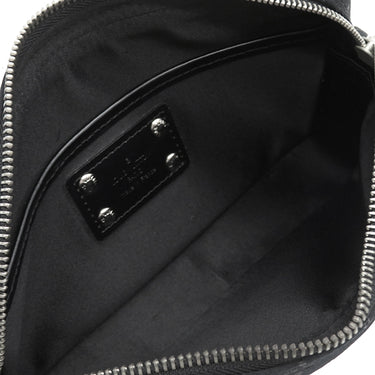 ルイヴィトン LOUIS VUITTON ポシェット コントドゥフェ M92275 ノワール モノグラムサテン ハンドバッグ シルバー金具 黒 ミニバッグ