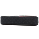 ルイヴィトン LOUIS VUITTON ポシェット コントドゥフェ M92275 ノワール モノグラムサテン ハンドバッグ シルバー金具 黒 ミニバッグ