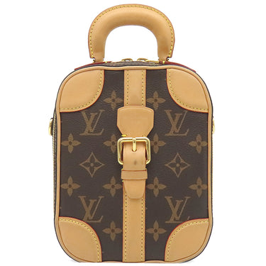 ルイヴィトン LOUIS VUITTON ヴァリゼット ヴェルティカル M68623 モノグラム モノグラムキャンバス 2WAYバッグ ゴールド金具 茶 ハンドバッグ ショルダー