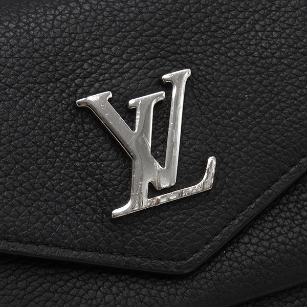 ルイヴィトン LOUIS VUITTON ポシェットマイロックミー M69183 ノワール グレインカーフレザー チェーンウォレット シルバー金具 ミニバッグ チェーンショルダー