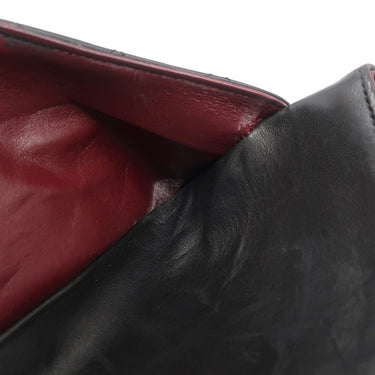 シャネル CHANEL マトラッセ 25 フラップバッグ A01112 ブラック ラムスキン ショルダーバッグ ゴールド金具 黒 ダブルフラップ ダブルチェーン