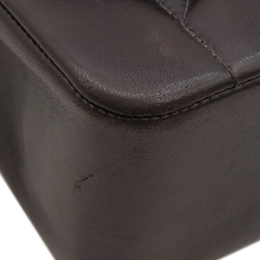 シャネル CHANEL ダイアナ 25 ブラック ラムスキン ショルダーバッグ ゴールド金具 黒 チェーンショルダー 肩掛け ヴィンテージ