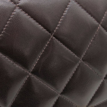 シャネル CHANEL ダイアナ 25 ブラック ラムスキン ショルダーバッグ ゴールド金具 黒 チェーンショルダー 肩掛け ヴィンテージ