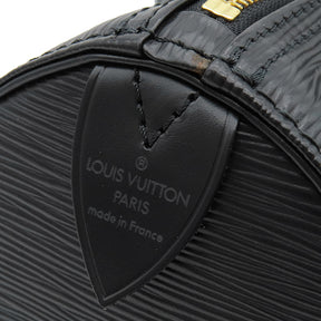 ルイヴィトン LOUIS VUITTON スピーディ 35 M42992 ノワール エピレザー ハンドバッグ ゴールド金具 黒 ボストン 鍵/パドロック欠品