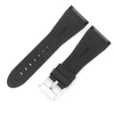 ブルガリ BVLGARI オクト オリジナーレ用 Mサイズ ブラック ラバー 純正SS製尾錠 腕時計パーツ 純正 ラバー ベルト ストラップ 30ｍｍ 尾錠付き ブラック 黒 バンド